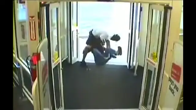 Purse snatcher beats a helpless woman senseless relentlessly drags her