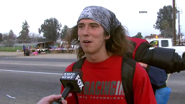 Full Interview - Kai The Homeless Hitchhiker With A Hatchet - KMPH FOX26 - Pt 1