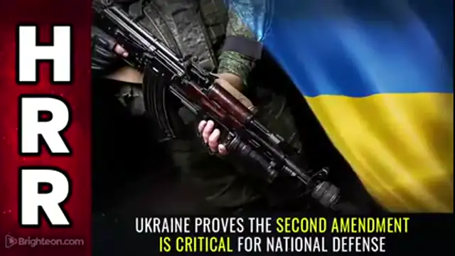 Ukraine proves the SECOND AMENDMENT is critical for national defense