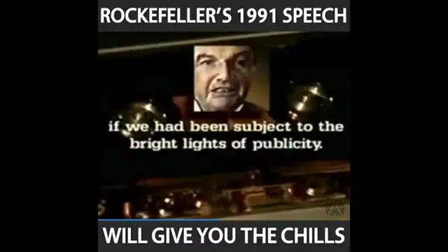 Rockefellers TOP SECRET 1991 Speech to the CFR! (Council on Foreign Relations) LEAKED!