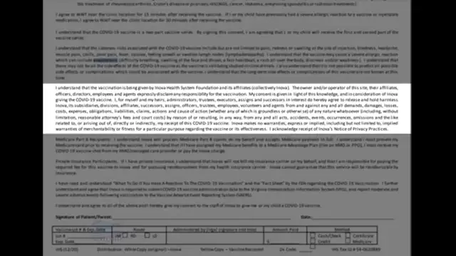 ⁣Did you Read the Covid-19 Vaccination Consent Form?