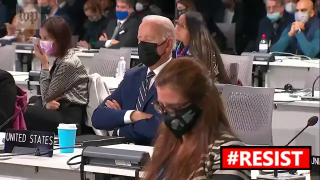Biden falls asleep at COP26 Corn Pop just cant catch a break BILLY JONES commentary - WATCH