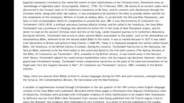 The Forged Origins of the New Testament - Tony Bushby