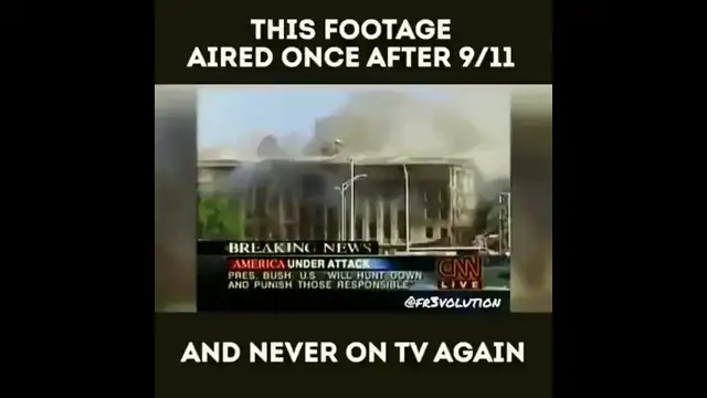Footage of 911 Never on TV again