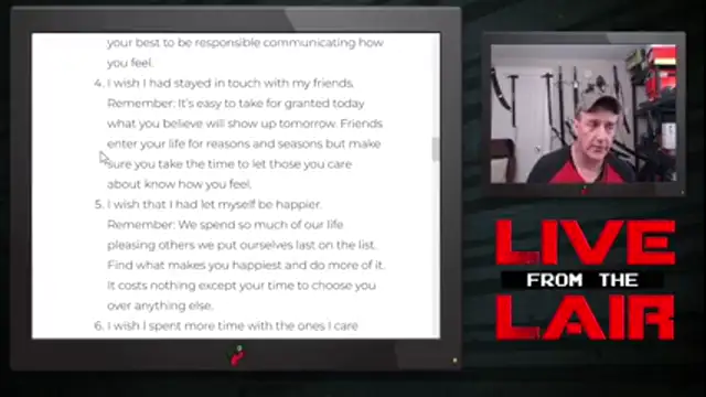 No Life is Without Regret  Live From The Lair