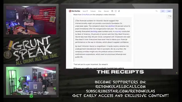 Victoria’s Wokeness | Grunt Speak Shorts