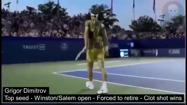 TENNIS: Top Seed Grigor Dimitrov forced to retire mid match! - CL