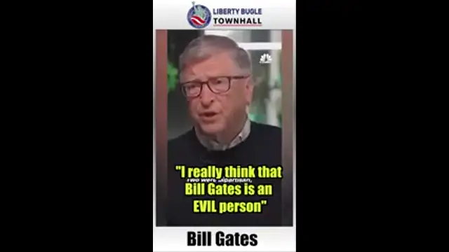 Creepy Bill Gates Explains His Plan