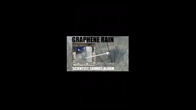 GRAPHENE RAIN, SCIENTIST SOUNDS ALARM
