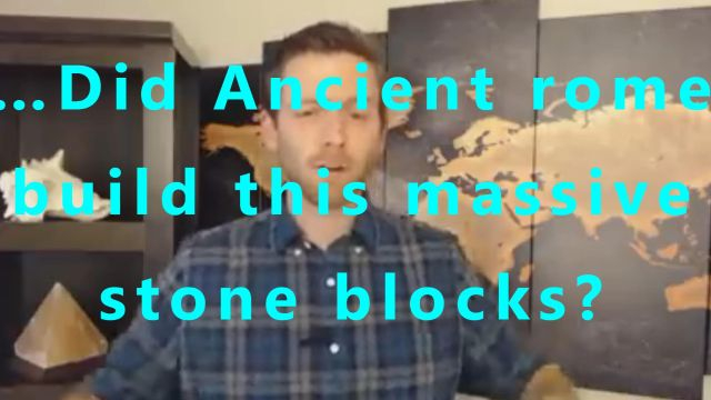 …Did Ancient rome build this massive stone blocks?