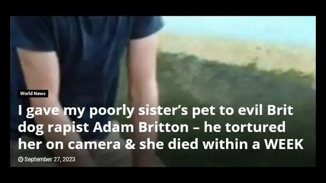 Adam Britton-from crocodile expertise  to  dog raping and killing