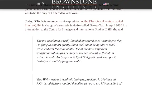 Bio-Security Cabal A 20-Year Entrenchment - Paula Jardine