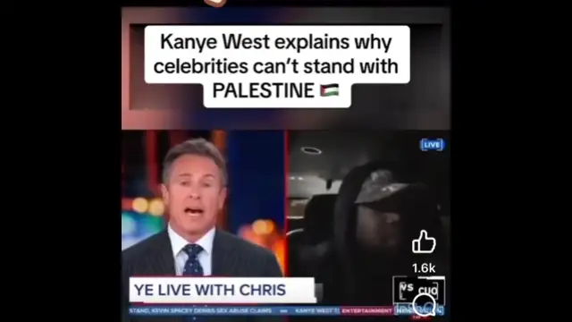 Kanye west explains why celebrities can’t stand with Palestine. Ye is also a kike.