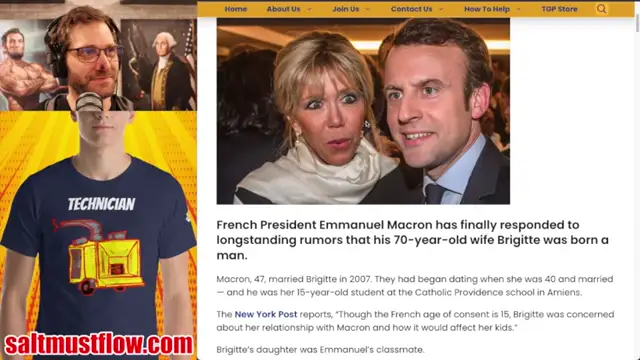 French President Is Married To a Chick Who Is a Man