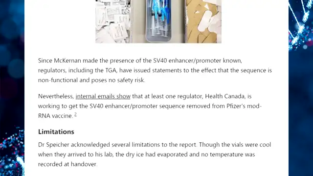 DNA contamination in Australian mRNA Covid shots up to 145 times allowable limit