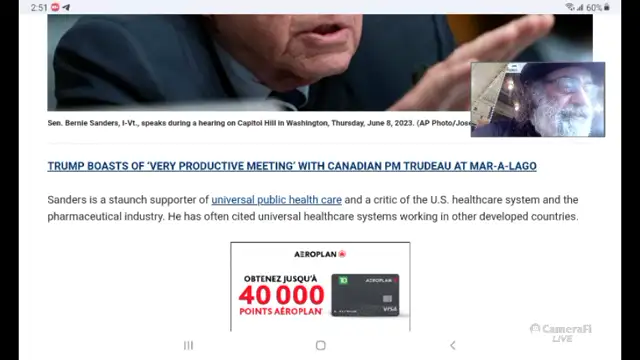 Sanders Thinks Canada Joining USA A Good Thing.  😃😀😄😁😅😆😂🤣