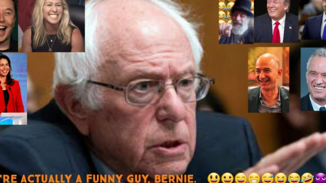 Sanders Thinks Canada Joining USA A Good Thing.  😃😀😄😁😅😆😂🤣