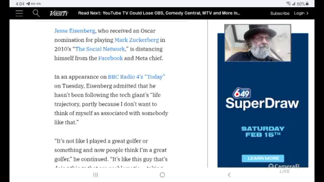 Jesse Isenberg Complains About Zuckerberg.  😀😃😄😁😅😂🤣🇺🇸