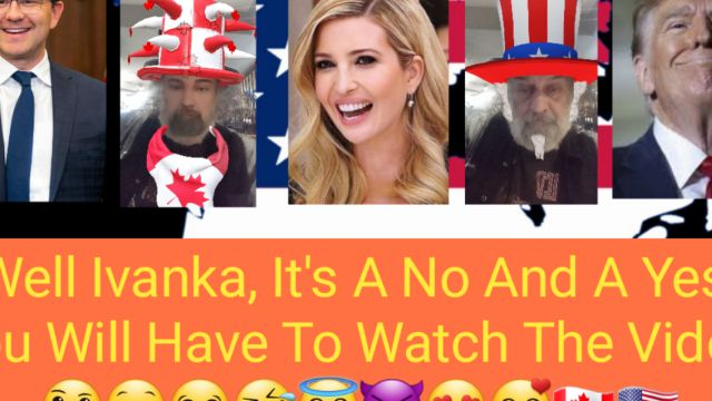 Answering X Post Of Ivanka Trump.  🤔😏😂🤣😇😈😍🥰🇨🇦🇺🇸
