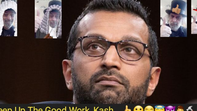 Kash Patel Has Three Arrested For Treason.  👍😀😂😇😈👨‍⚖️🔨🇺🇸