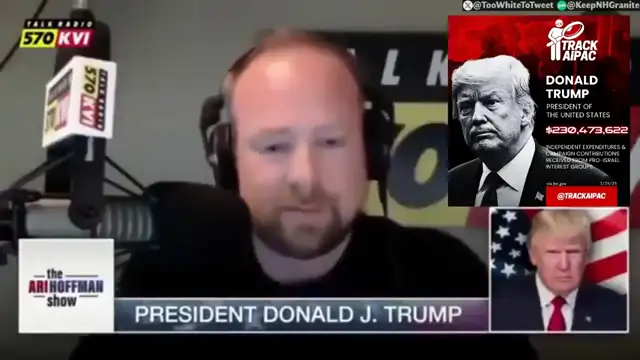 Trump is a Jewish President forwarding the Jewish World Order Greater Israel dictatorship