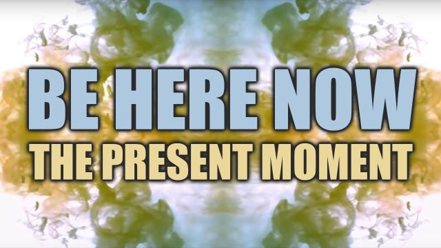 Guided Mindfulness Meditation on the Present Moment. Be Here Now.