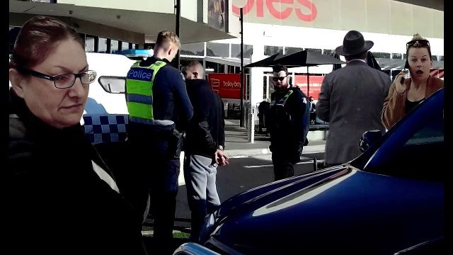 Staged arrest police street theater the synagogue of satans worldwide targeting watch list