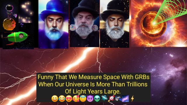 GRBs Used To Measure Great Wall  😀😂😍🥰😇😈👽🛸🚀🛰🌌⚡️