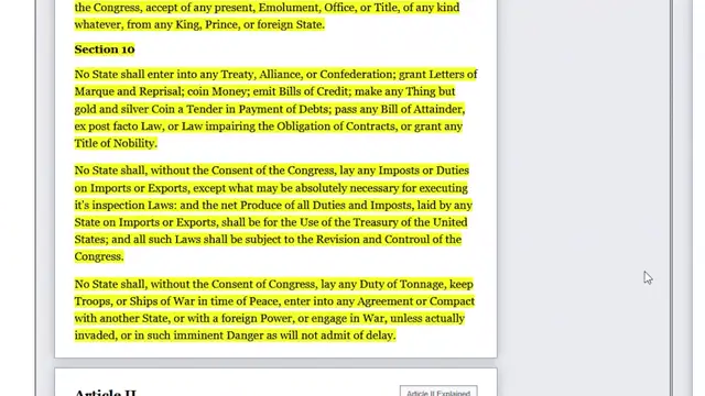 A Few Parts of the Constitution Just Got Deleted... Paying Attention Yet?