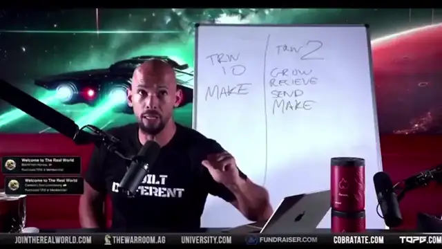 Jewish-controlled sex trafficker Andrew Tate yells at the people who blame everything on the Jews: