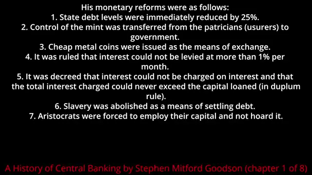 A History of Central Banking and the Enslavement of Mankind - By Stephen Goodson