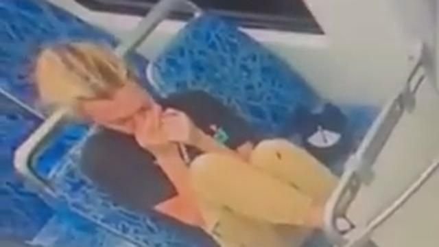 The full video the train stabbing of a Ukrainian woman warning this is really fake