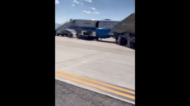 Erika Kirk at Charlie Kirks Coffin - Weird