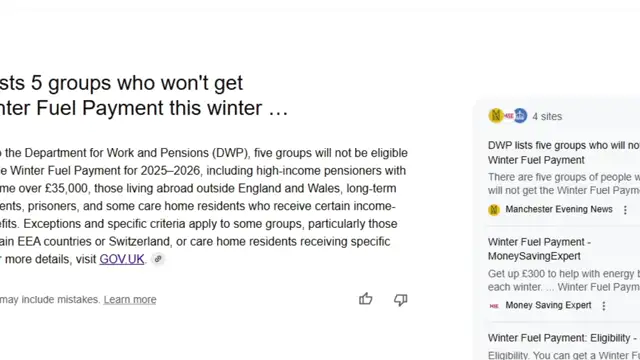 5 Groups Missing Out On Winter Fuel Money This Year