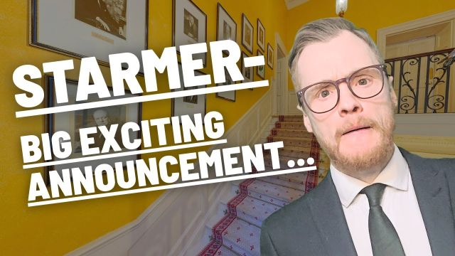 Starmers big exciting announcement.