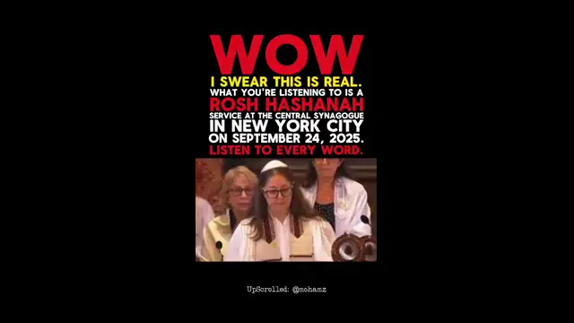 Rosh Hashanah NYC Central Synagogue. WTF?