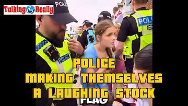 Police are embarrassing themselves arresting people for waving flags