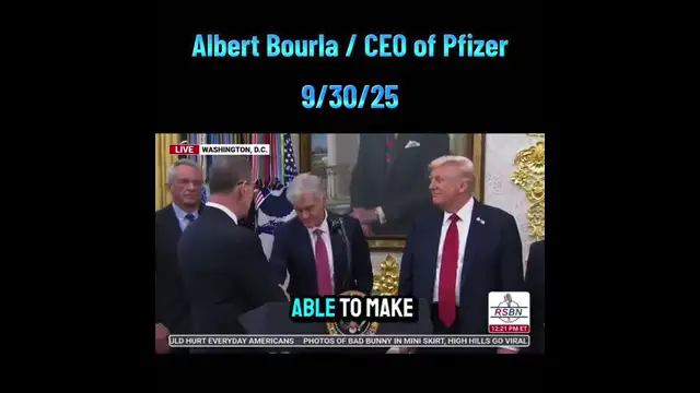 Albert Bourla says WE ARE READY with New Vaccines that everyone wants A $70B Pfizer deal with Trump