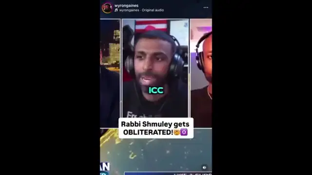Dildo Rabbi Shmuley gets obliterated . 😂