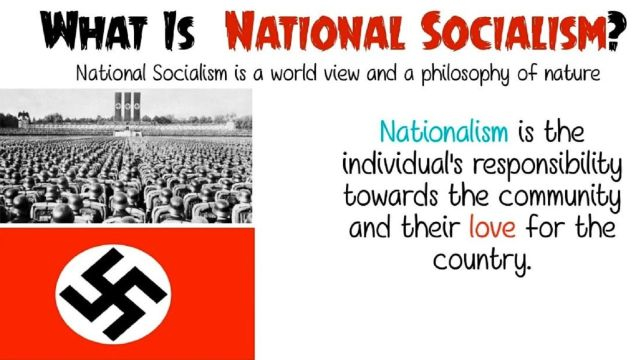 National Socialism Properly Explained