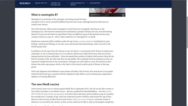 Meningitis B Vaccine: What Theyre Not Telling You