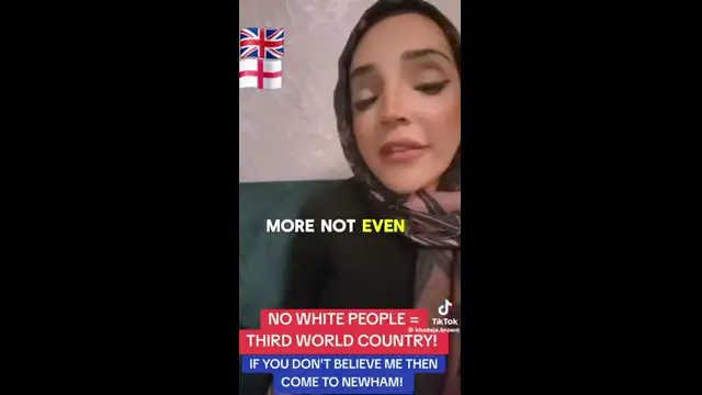 NO WHITES means 3rd World Living
