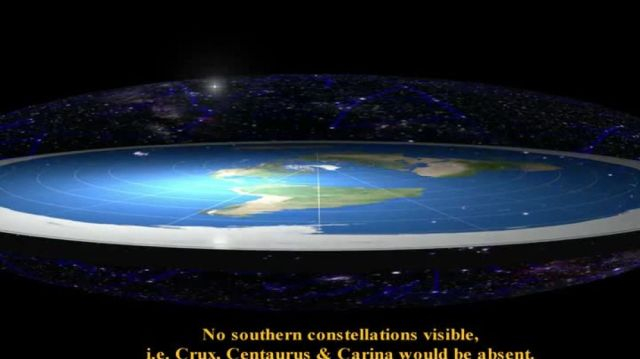 Flat Earth Debunk Visualization